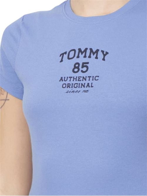 T-shirt slim fit a costine Tommy Jeans | DW0DW21849C58